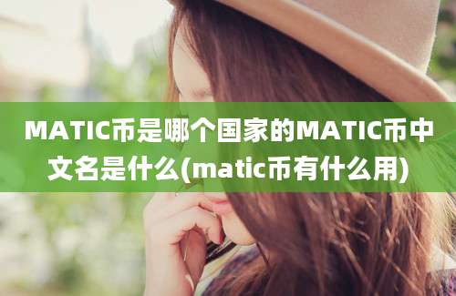 MATIC币是哪个国家的MATIC币中文名是什么(matic币有什么用)