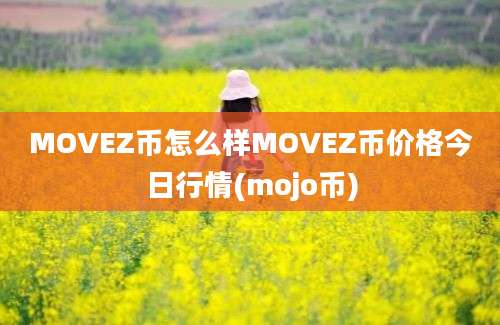 MOVEZ币怎么样MOVEZ币价格今日行情(mojo币)