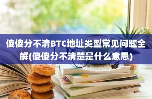 傻傻分不清BTC地址类型常见问题全解(傻傻分不清楚是什么意思)