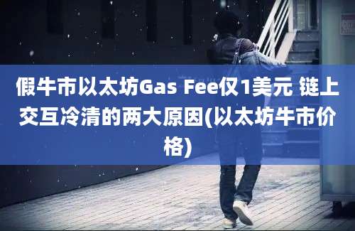 假牛市以太坊Gas Fee仅1美元 链上交互冷清的两大原因(以太坊牛市价格)