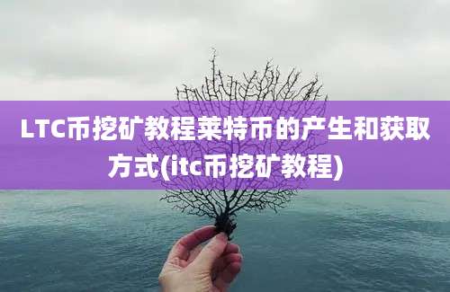 LTC币挖矿教程莱特币的产生和获取方式(itc币挖矿教程)