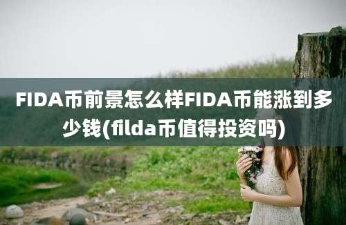 FIDA币前景怎么样FIDA币能涨到多少钱(filda币值得投资吗)