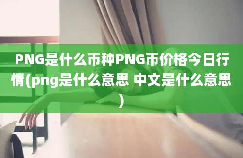 PNG是什么币种PNG币价格今日行情(png是什么意思 中文是什么意思)