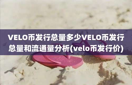 VELO币发行总量多少VELO币发行总量和流通量分析(velo币发行价)