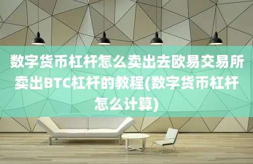 数字货币杠杆怎么卖出去欧易交易所卖出BTC杠杆的教程(数字货币杠杆怎么计算)