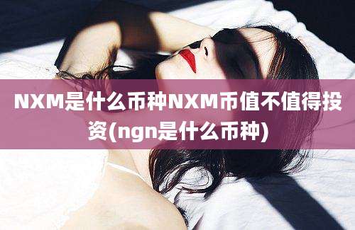 NXM是什么币种NXM币值不值得投资(ngn是什么币种)