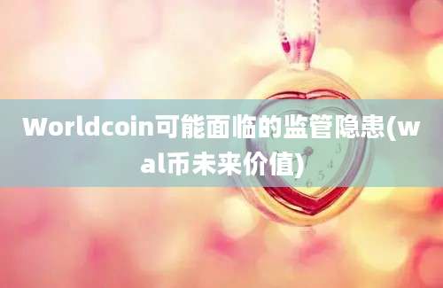 Worldcoin可能面临的监管隐患(wal币未来价值)