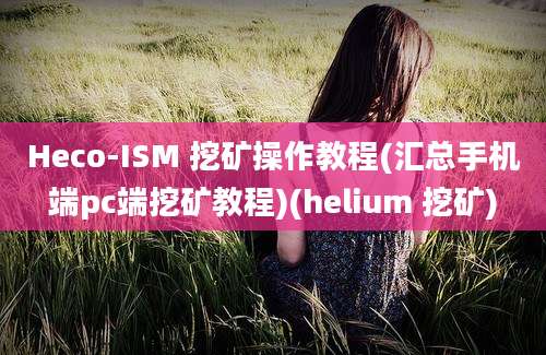 Heco-ISM 挖矿操作教程(汇总手机端pc端挖矿教程)(helium 挖矿)