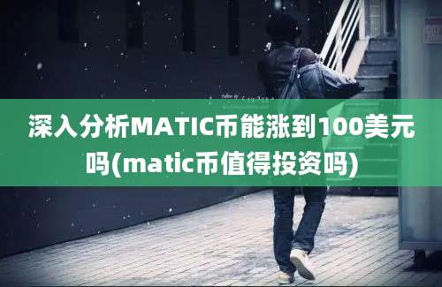 深入分析MATIC币能涨到100美元吗(matic币值得投资吗)