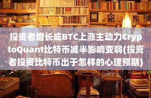 投资者增长成BTC上涨主动力CryptoQuant比特币减半影响变弱(投资者投资比特币出于怎样的心理预期)