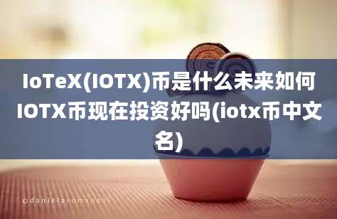 IoTeX(IOTX)币是什么未来如何IOTX币现在投资好吗(iotx币中文名)