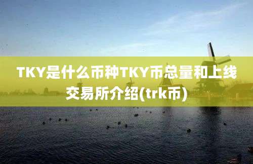 TKY是什么币种TKY币总量和上线交易所介绍(trk币)