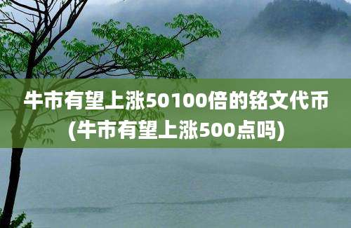 牛市有望上涨50100倍的铭文代币(牛市有望上涨500点吗)