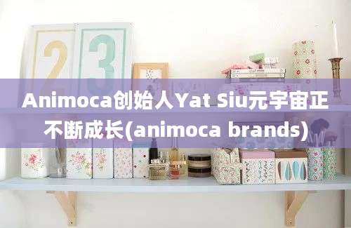 Animoca创始人Yat Siu元宇宙正不断成长(animoca brands)