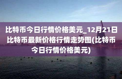 比特币今日行情价格美元_12月21日比特币最新价格行情走势图(比特币今日行情价格美元)