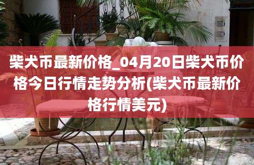 柴犬币最新价格_04月20日柴犬币价格今日行情走势分析(柴犬币最新价格行情美元)