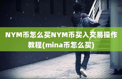 NYM币怎么买NYM币买入交易操作教程(mina币怎么买)