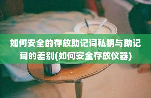 如何安全的存放助记词私钥与助记词的差别(如何安全存放仪器)