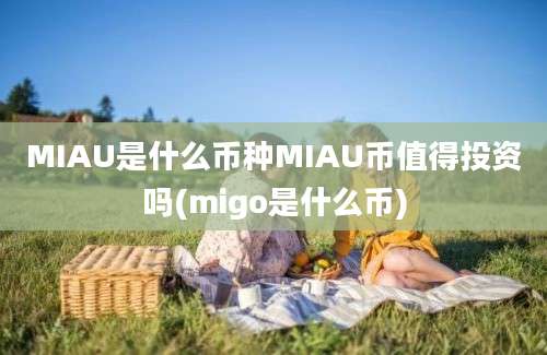 MIAU是什么币种MIAU币值得投资吗(migo是什么币)