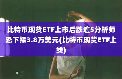 比特币现货ETF上市后跌逾5分析师恐下探3.8万美元(比特币现货ETF上线)