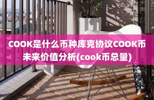 COOK是什么币种库克协议COOK币未来价值分析(cook币总量)