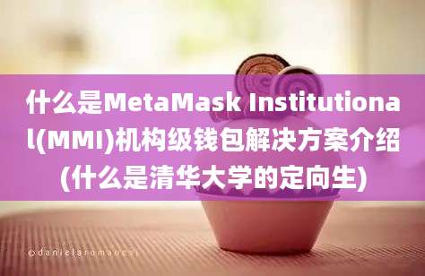 什么是MetaMask Institutional(MMI)机构级钱包解决方案介绍(什么是清华大学的定向生)