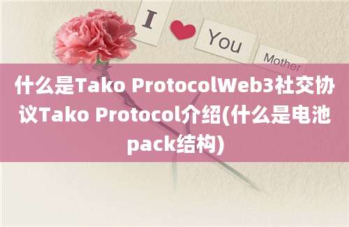 什么是Tako ProtocolWeb3社交协议Tako Protocol介绍(什么是电池pack结构)