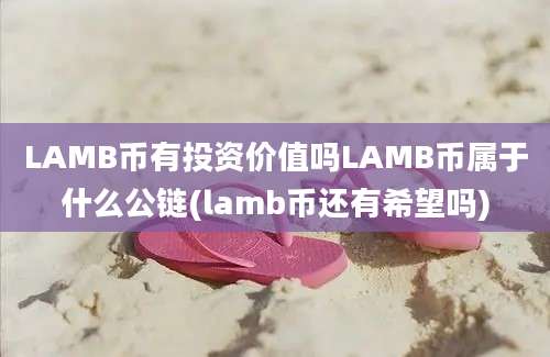 LAMB币有投资价值吗LAMB币属于什么公链(lamb币还有希望吗)