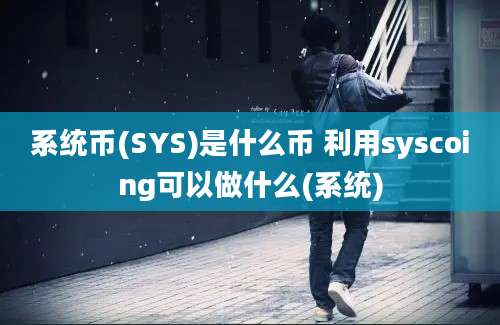 系统币(SYS)是什么币 利用syscoing可以做什么(系统)