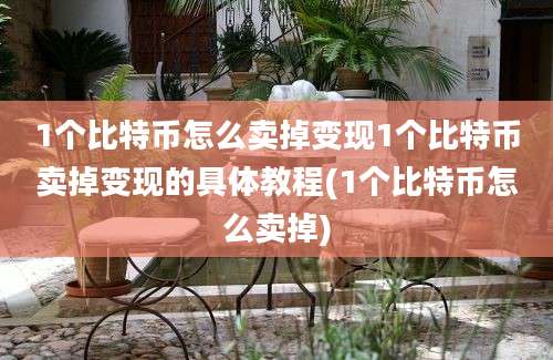 1个比特币怎么卖掉变现1个比特币卖掉变现的具体教程(1个比特币怎么卖掉)