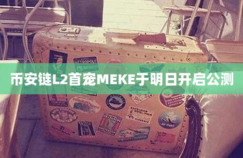 币安链L2首宠MEKE于明日开启公测