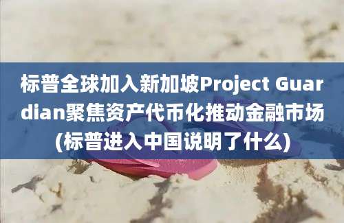 标普全球加入新加坡Project Guardian聚焦资产代币化推动金融市场(标普进入中国说明了什么)