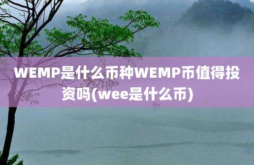 WEMP是什么币种WEMP币值得投资吗(wee是什么币)