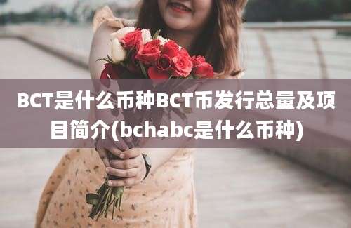 BCT是什么币种BCT币发行总量及项目简介(bchabc是什么币种)