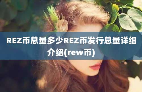 REZ币总量多少REZ币发行总量详细介绍(rew币)