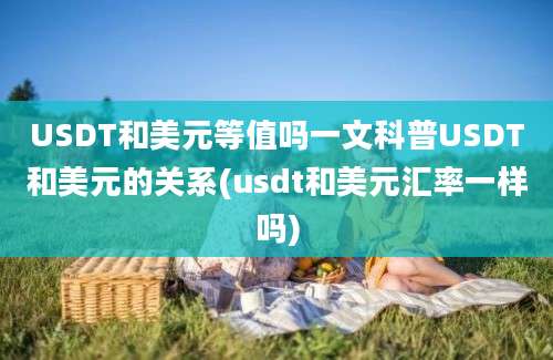 USDT和美元等值吗一文科普USDT和美元的关系(usdt和美元汇率一样吗)