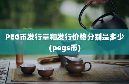 PEG币发行量和发行价格分别是多少(pegs币)