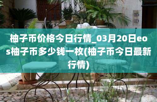 柚子币价格今日行情_03月20日eos柚子币多少钱一枚(柚子币今日最新行情)