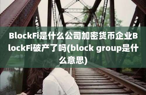 BlockFi是什么公司加密货币企业BlockFi破产了吗(block group是什么意思)