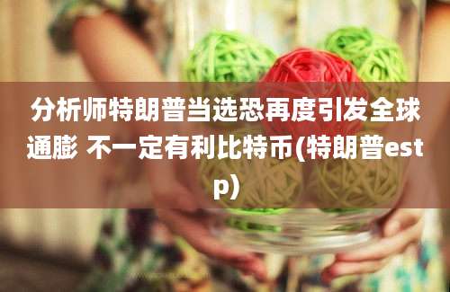 分析师特朗普当选恐再度引发全球通膨 不一定有利比特币(特朗普estp)