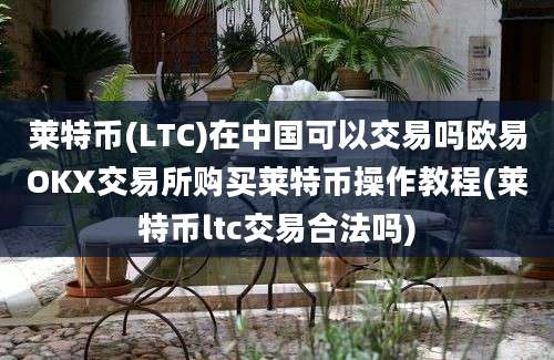 莱特币(LTC)在中国可以交易吗欧易OKX交易所购买莱特币操作教程(莱特币ltc交易合法吗)