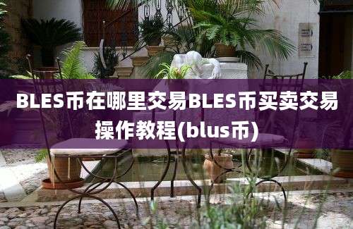 BLES币在哪里交易BLES币买卖交易操作教程(blus币)