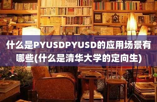 什么是PYUSDPYUSD的应用场景有哪些(什么是清华大学的定向生)