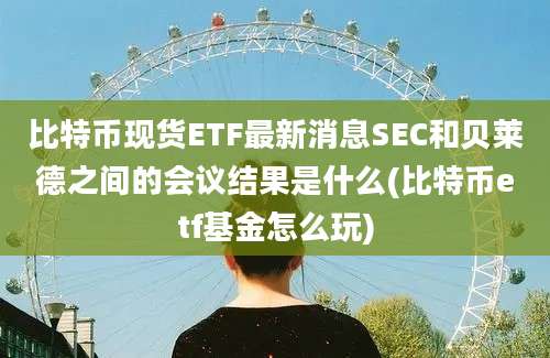 比特币现货ETF最新消息SEC和贝莱德之间的会议结果是什么(比特币etf基金怎么玩)