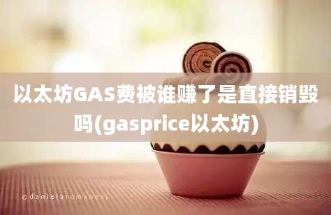 以太坊GAS费被谁赚了是直接销毁吗(gasprice以太坊)