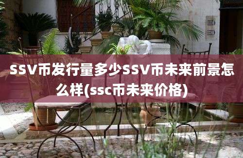 SSV币发行量多少SSV币未来前景怎么样(ssc币未来价格)