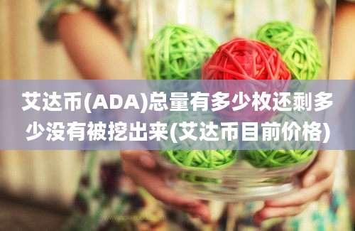 艾达币(ADA)总量有多少枚还剩多少没有被挖出来(艾达币目前价格)