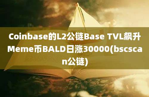 Coinbase的L2公链Base TVL飙升Meme币BALD日涨30000(bscscan公链)