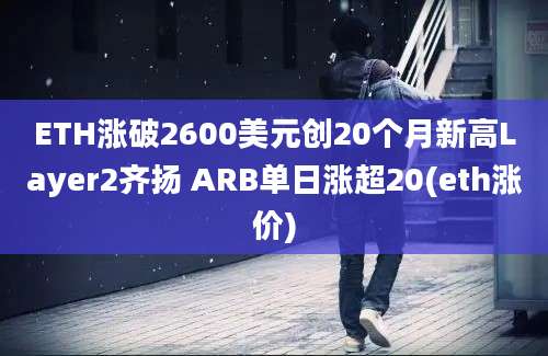 ETH涨破2600美元创20个月新高Layer2齐扬 ARB单日涨超20(eth涨价)