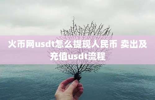 火币网usdt怎么提现人民币 卖出及充值usdt流程